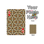 Faux Animal Print Pattern Playing Cards 54 (Mini)  Front - HeartA