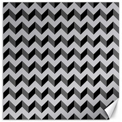 Modern Retro Chevron Patchwork Pattern  Canvas 12  X 12   by GardenOfOphir