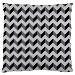 Modern Retro Chevron Patchwork Pattern  Large Flano Cushion Cases (two Sides)  by GardenOfOphir