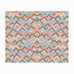 Trendy Chic Modern Chevron Pattern Small Glasses Cloth (2-side) by GardenOfOphir