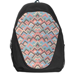 Trendy Chic Modern Chevron Pattern Backpack Bag by GardenOfOphir