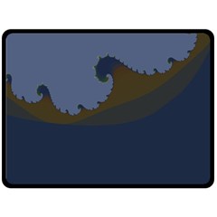 Ocean Waves Fleece Blanket (large)  by digitaldivadesigns