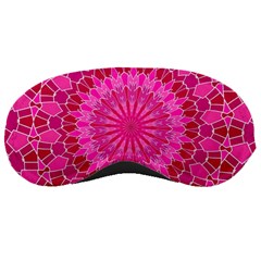 Pink And Red Mandala Sleeping Masks by LovelyDesigns4U