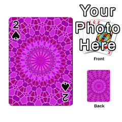 Purple And Pink Mandala Playing Cards 54 Designs 