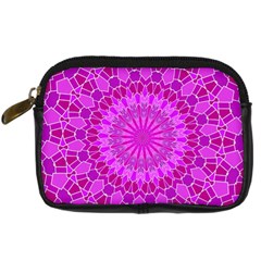 Purple And Pink Mandala Digital Camera Cases