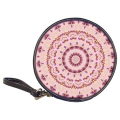 Pink And Purple Roses Mandala Classic 20-cd Wallets by LovelyDesigns4U