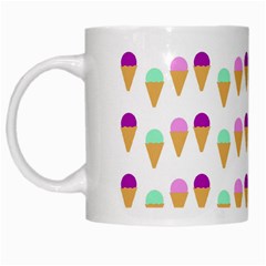 Icecream Cones White Mugs