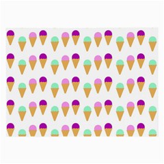 Icecream Cones Large Glasses Cloth (2-side) by LovelyDesigns4U