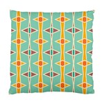 Rhombus pattern in retro colors  	Standard Cushion Case (Two Sides) Back