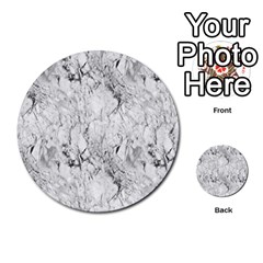 White Marble Multi-purpose Cards (round)  by ArgosPhotography