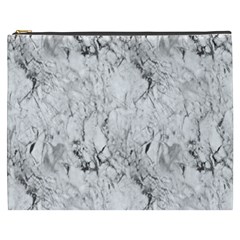 White Marble Cosmetic Bag (xxxl)  by ArgosPhotography