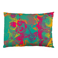 Fading Circles			pillow Case by LalyLauraFLM