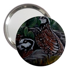 Bobwhite Quails 3  Handbag Mirrors