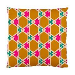 Connected Shapes Pattern 	standard Cushion Case (two Sides) by LalyLauraFLM