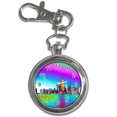 Chicago Colored Foil Effects Key Chain Watches by canvasngiftshop