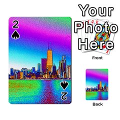 Chicago Colored Foil Effects Playing Cards 54 Designs  by canvasngiftshop