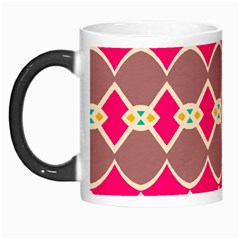 Symmetric Shapes In Retro Colors Morph Mug by LalyLauraFLM