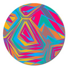 Distorted Shapes			magnet 5  (round) by LalyLauraFLM