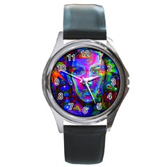 Night Dancer Round Metal Watches