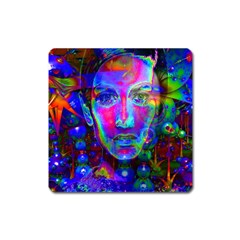 Night Dancer Square Magnet by icarusismartdesigns