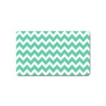 Chevron Pattern Gifts Magnet (Name Card) Front