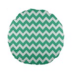 Chevron Pattern Gifts Standard 15  Premium Round Cushions Front