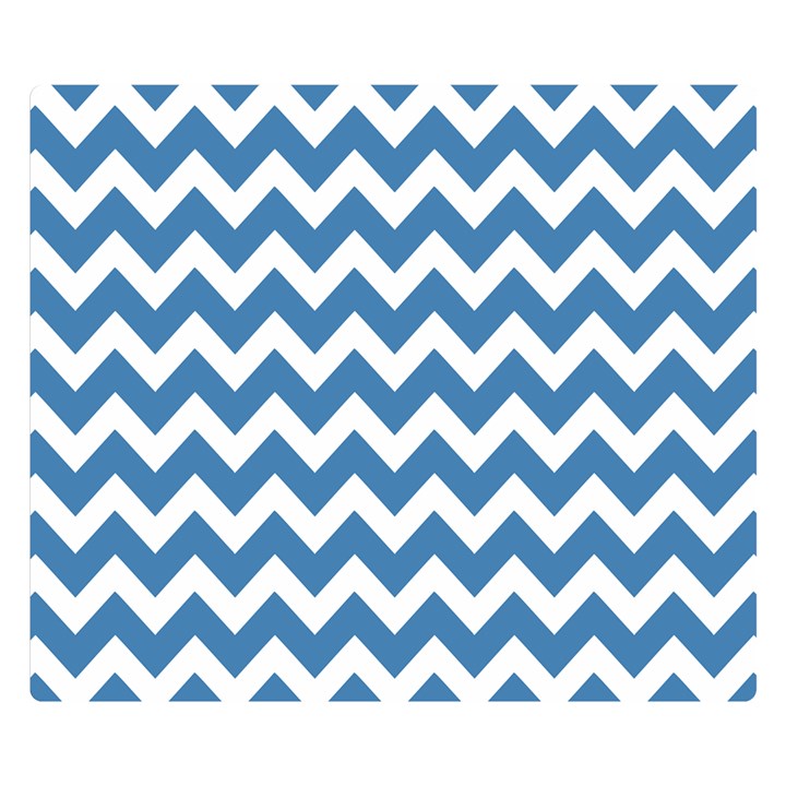 Chevron Pattern Gifts Double Sided Flano Blanket (Small) 