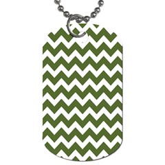 Chevron Pattern Gifts Dog Tag (two Sides) by GardenOfOphir