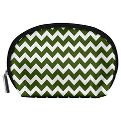 Chevron Pattern Gifts Accessory Pouches (large)  by GardenOfOphir