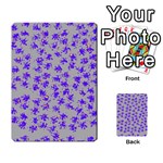 Purple Pattern Multi-purpose Cards (Rectangle)  Back 7