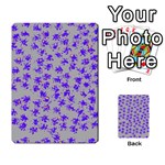 Purple Pattern Multi-purpose Cards (Rectangle)  Back 11