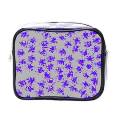 Purple Pattern Mini Toiletries Bags