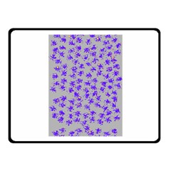 Purple Pattern Fleece Blanket (small) by JDDesigns