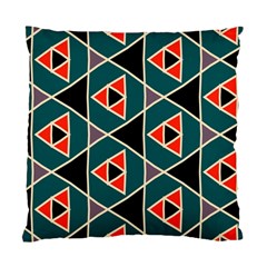 Triangles In Retro Colors Pattern 	standard Cushion Case (two Sides) by LalyLauraFLM