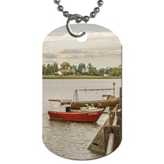 Santa Lucia River In Montevideo Uruguay Dog Tag (two Sides) by dflcprints