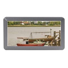 Santa Lucia River In Montevideo Uruguay Memory Card Reader (mini) by dflcprints