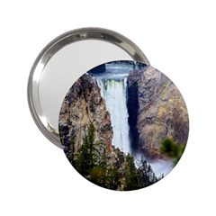 Yellowstone Waterfall 2 25  Handbag Mirrors by trendistuff