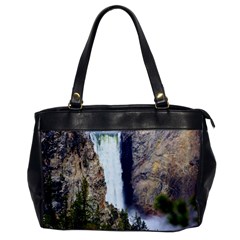 Yellowstone Waterfall Office Handbags by trendistuff