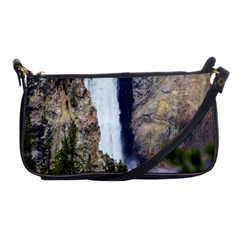 Yellowstone Waterfall Shoulder Clutch Bags by trendistuff