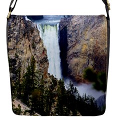 Yellowstone Waterfall Flap Messenger Bag (s) by trendistuff
