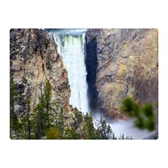 Yellowstone Waterfall Double Sided Flano Blanket (mini)  by trendistuff