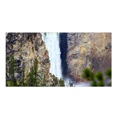 Yellowstone Waterfall Satin Shawl by trendistuff
