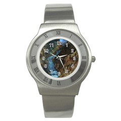 Yellowstone Lower Falls Stainless Steel Watches