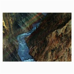 Yellowstone Lower Falls Large Glasses Cloth by trendistuff