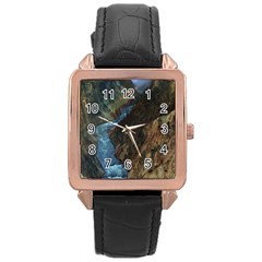 Yellowstone Lower Falls Rose Gold Watches by trendistuff