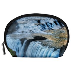 Gullfoss Waterfalls 2 Accessory Pouches (large)  by trendistuff