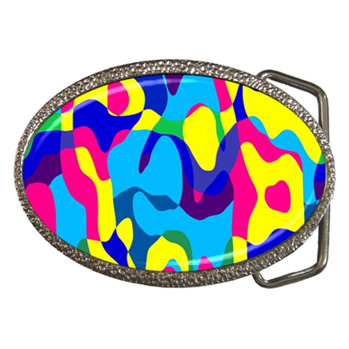 Colorful chaos			Belt Buckle