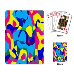 Colorful Chaos			playing Cards Single Design by LalyLauraFLM
