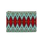 Rhombus and chevrons pattern Cosmetic Bag Front