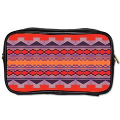 Rhombus Rectangles And Triangles Toiletries Bag (two Sides) by LalyLauraFLM